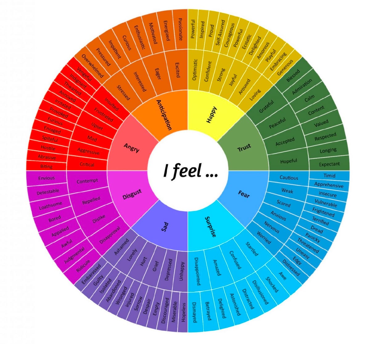 image of emotions wheel 3