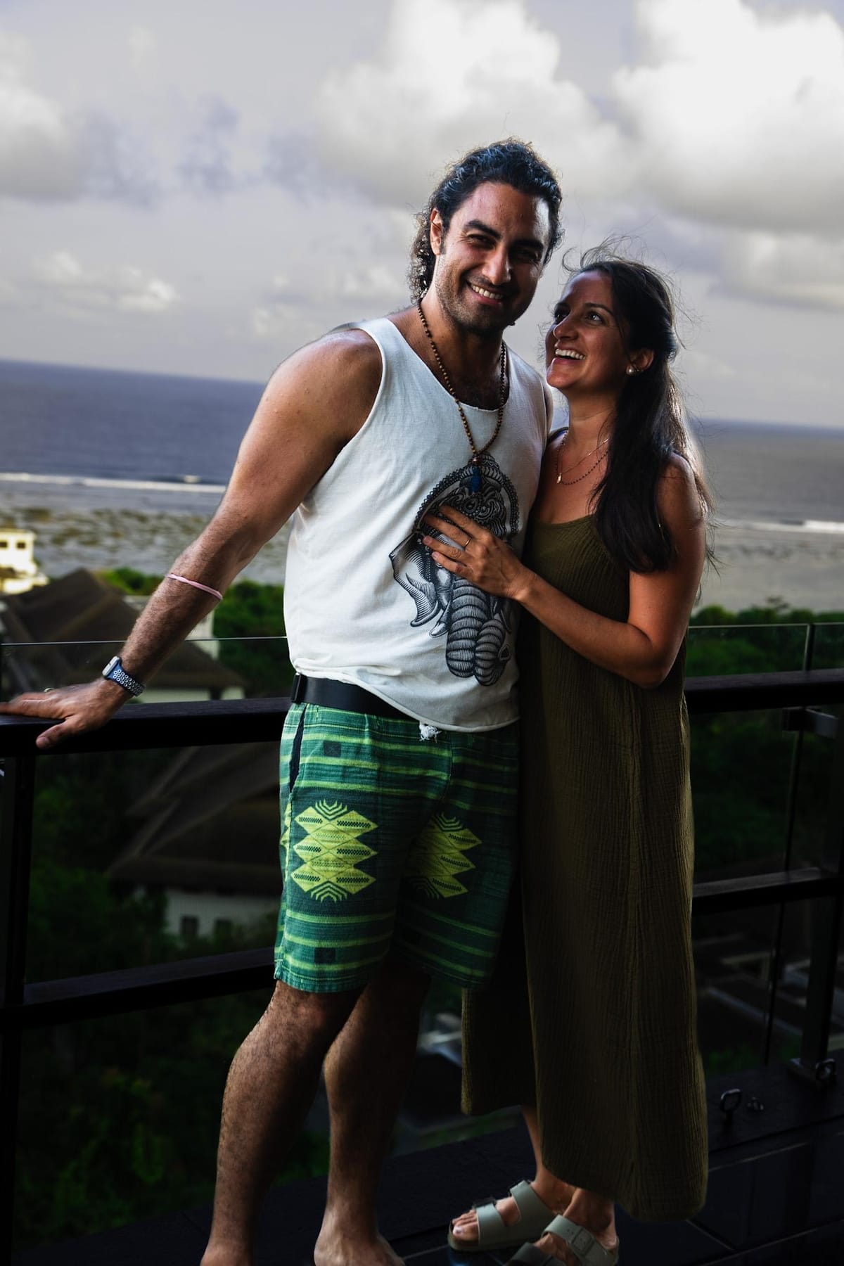 image of Bijan and Jarin at the Ritz Carlton in Bali