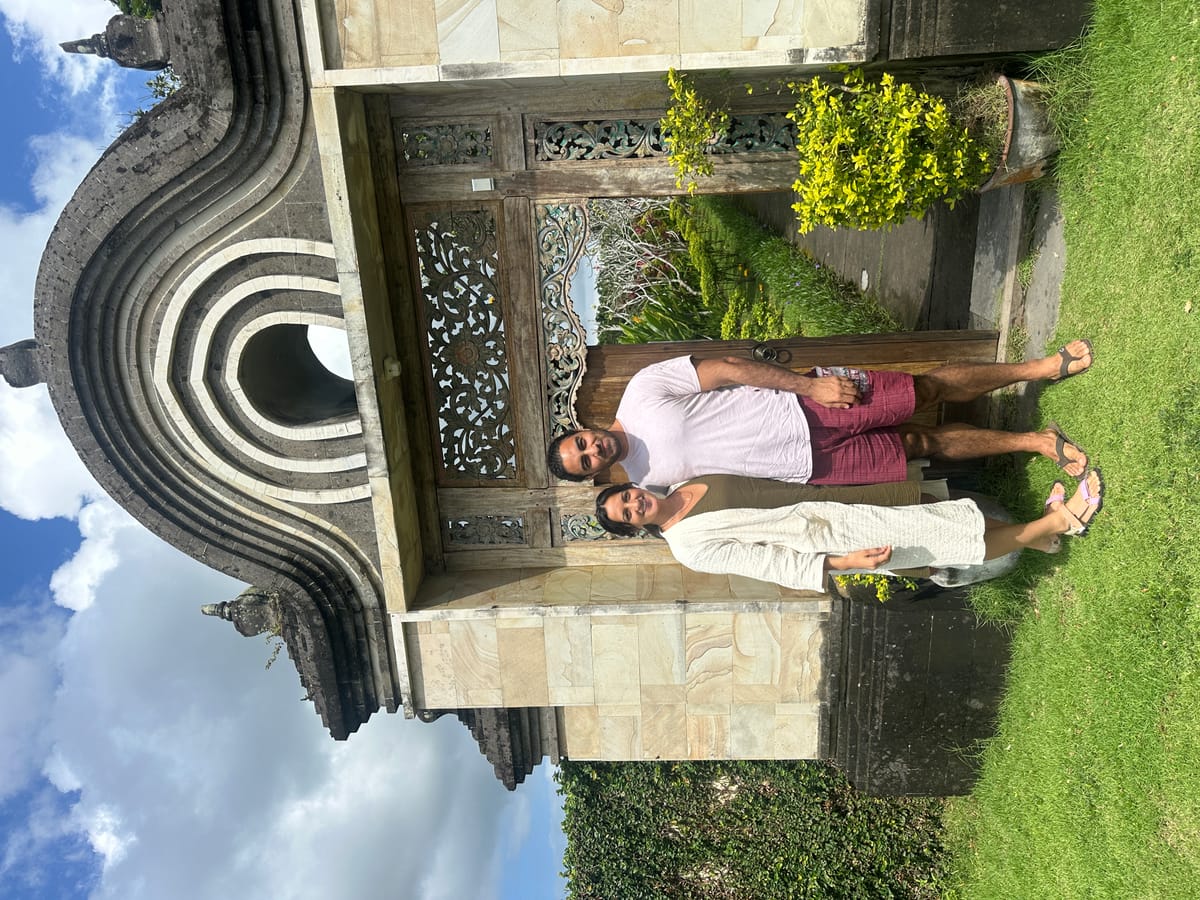 entrace of new school in Bali